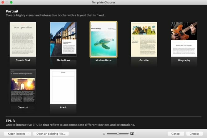 Cara menulis ebook: template iBooks Author