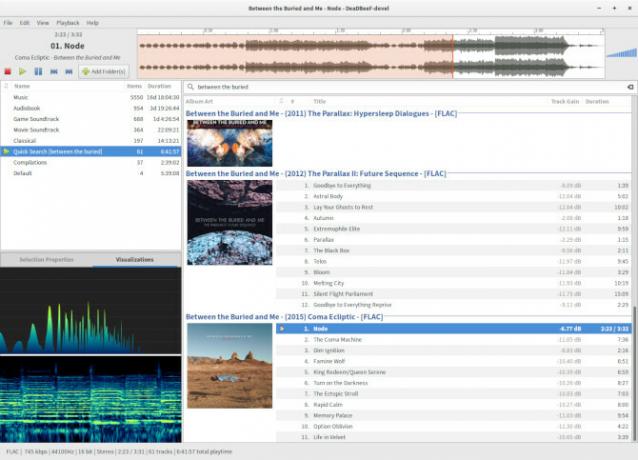 Alternatif untuk iTunes: 5 Pemutar Musik Gratis Terbaik untuk macOS mac music player deadbeef