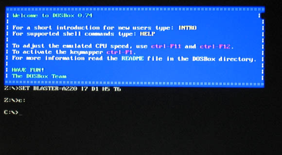 Jalankan Game DOS Klasik Di Wii Anda Dengan dosbox dosbox wii prompt