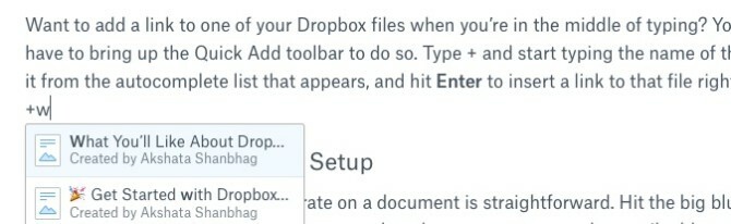 Dropbox Paper Tambah File dengan Cepat