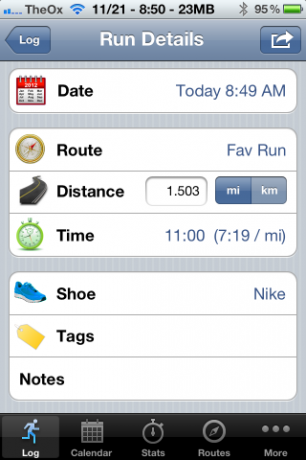 Log Pelari Memudahkan Anda Melacak Lari Anda [iOS, Gratis Untuk Waktu Terbatas] 2012 11 21 08