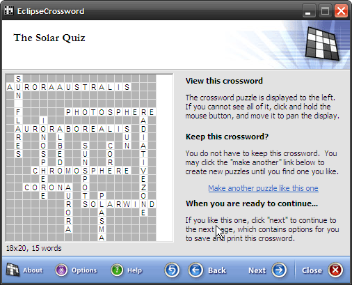 Desain Sendiri Crossword Puzzles (Windows) 6 pratinjau silang Anda