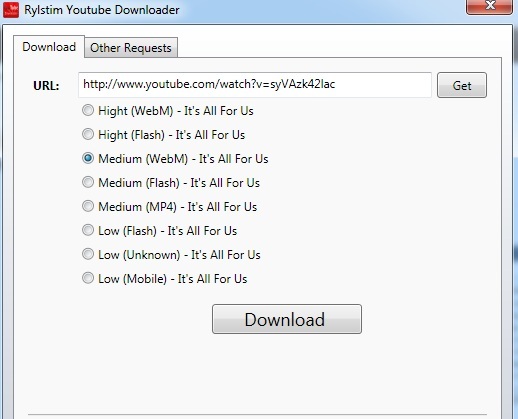 pengunduh youtube rylstim