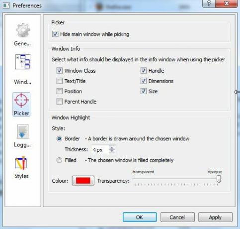 Mengontrol dan Memodifikasi Windows dari Program Aktif Dengan Window Detective windetective3