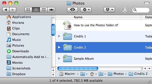 berbagi foto dropbox