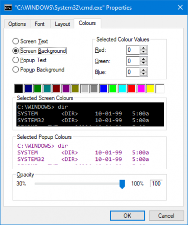 menyesuaikan warna prompt perintah