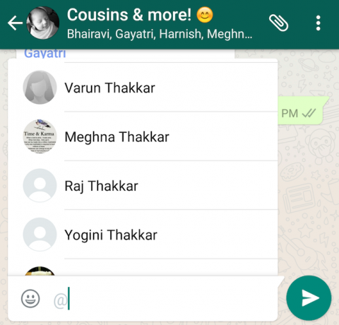 Fitur Baru WhatsApp - At Mention in Groups