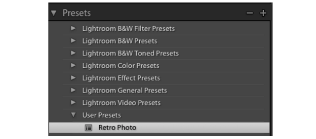 Preset di Lightroom