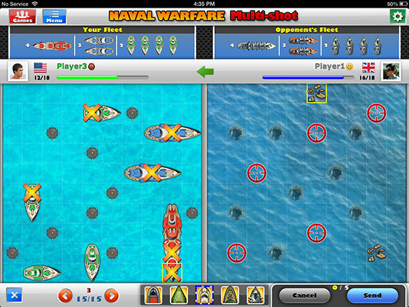 Naval Warfare Multi-Shot untuk iOS adalah Battleship for The Mobile Generation nw ipad1