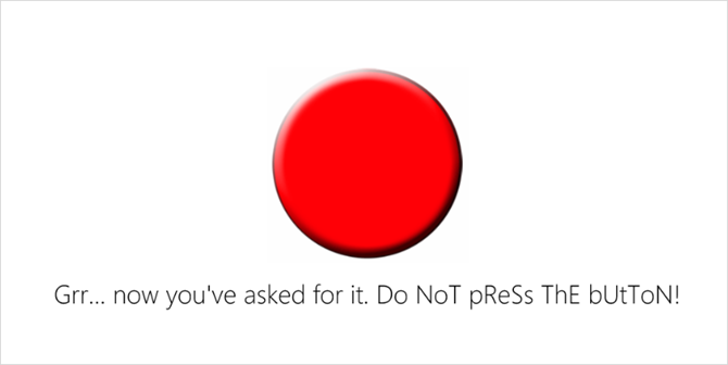 Nyata? Aplikasi Aneh di Windows Store DoNotPressButton WindowsApp