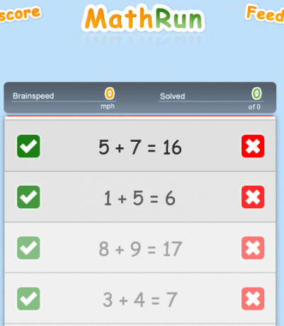 tes latihan matematika