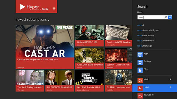 Hyper untuk YouTube: Unduh & Tonton Video YouTube Dari Windows 8 Modern UI hyper1