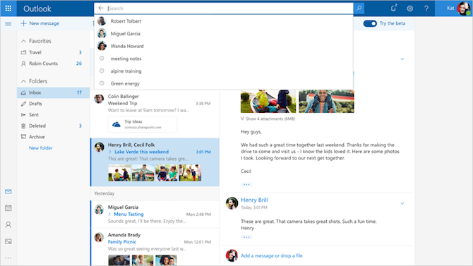 Cara Membuka Beta Baru dari Outlook.com Outlook Beta