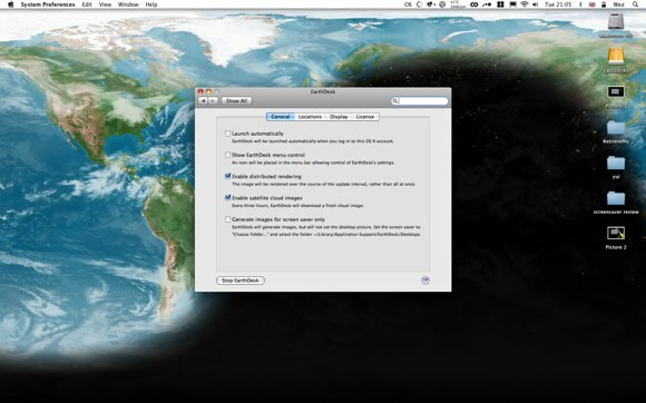 5 Screensaver untuk Mac OS X dan Windows earthdesk