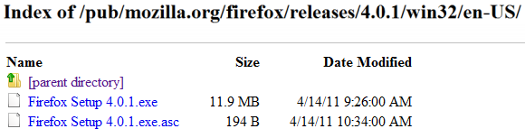 downgrade firefox