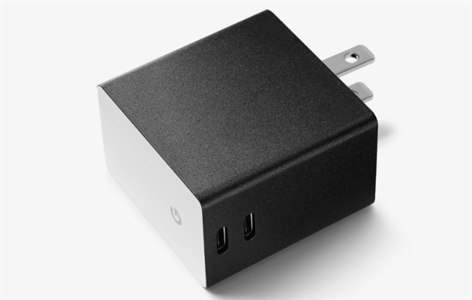 Pengisi Daya USB-C Google Dual Port