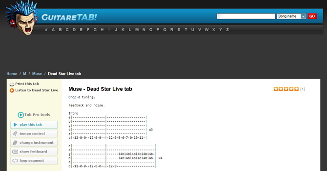 situs tab gitar dan bass gratis terbaik