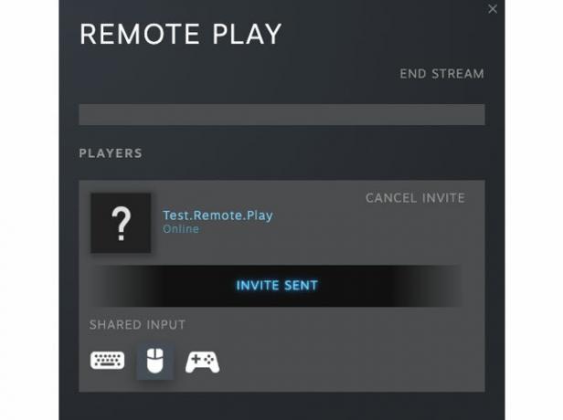 Contoh kemampuan Remote Play untuk mengontrol interaksi teman Anda