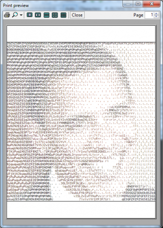 seni ascii