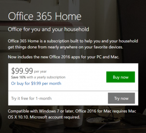 Beli Office 365