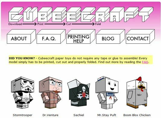 inspirasi cubeecraft-papercraft