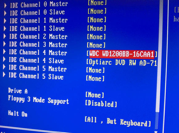 cara memasang hard drive baru