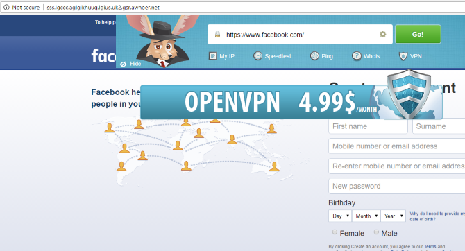 facebook melalui proxy