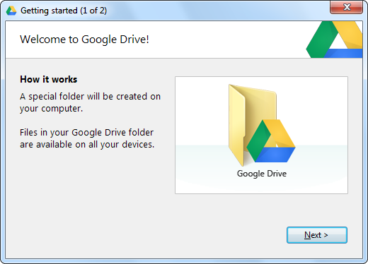 Ini adalah tangkapan layar dari salah satu program Windows terbaik yang disebut Google Drive