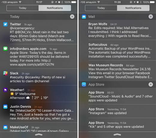 Kendalikan Notifikasi iOS di iPhone atau pusat notifikasi iPad Anda