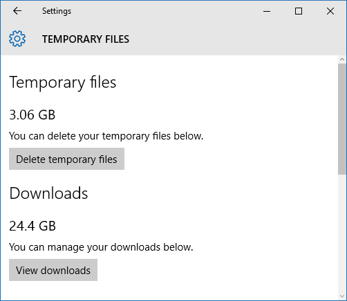 windows 10 file sementara