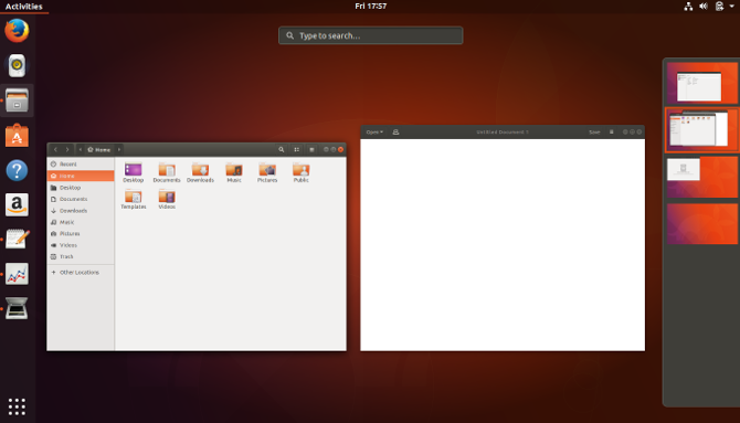 ubuntu gnome unity workspaces