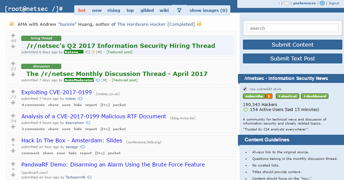 netsec di reddit