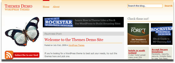 Tema Wordpress dengan ruang iklan