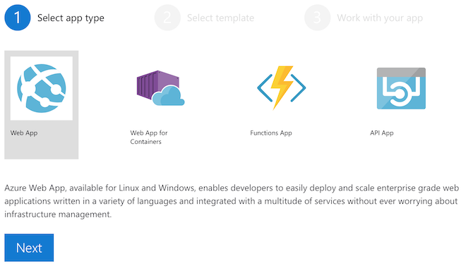 Layanan Aplikasi Microsoft Azure