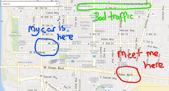 Windows Maps vs. Google Maps: 7 Fitur Windows Do Better catatan catatan peta 670x361 microsoft