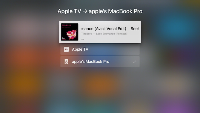 Output Apple TV