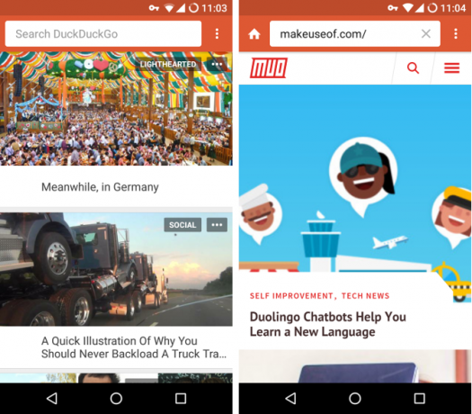 Cari Alternatif Android - DuckDuckGo