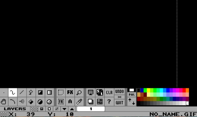 GrafX2 Pixel Art Tool Pengembang Game Retro