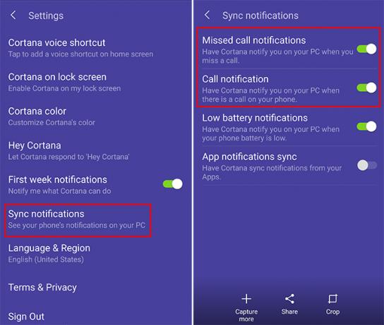 Cara Mendapatkan Peringatan Panggilan Masuk di Windows 10 Dengan Pengaturan Android Cortana