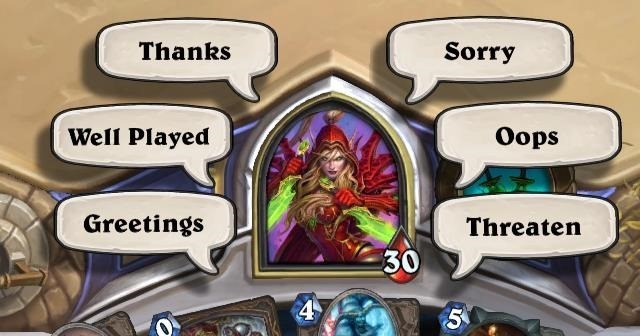 cara menggunakan emotes-in-hearthstone