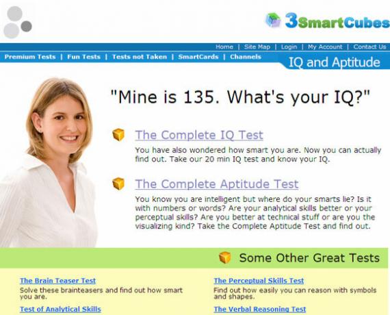 10 Situs Web Dengan Tes Menyenangkan Untuk Mengukur IQ Anda IQ Test02