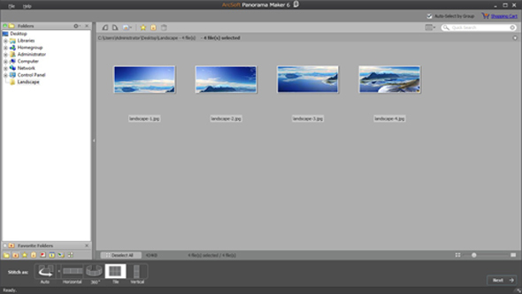 Stitch Bersama Gambar Panorama Dengan Arcsoft Panorama Maker 6 [Giveaway] pembuat panorama 6 ss1