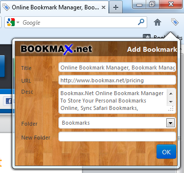 Bookmax: Simpan & Kelola Bookmark Anda Online bookmax2