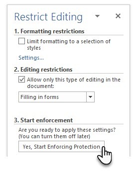 Buat Formulir yang Dapat Diisi di Word 2016 & Kumpulkan Data dengan Easy Way. Batasi pengeditan