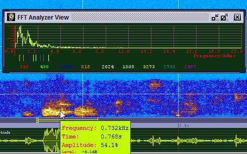 Sonogram Visible Voice - Perangkat Lunak Spectrogram Suara yang Kuat s9