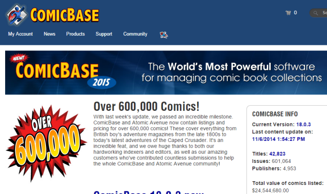 5 Situs Web Untuk Comic Book Fan comicbase