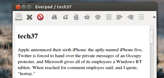 Everpad: Klien Evernote Terbaik Untuk Ubuntu [Linux] everpad note