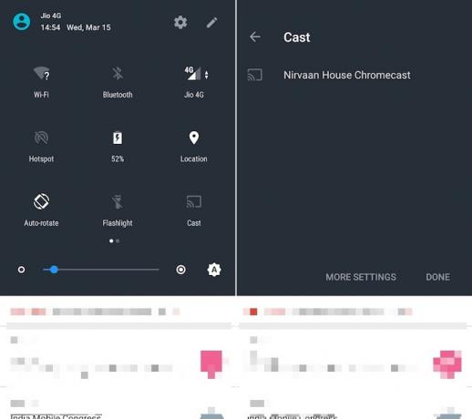 Pencerminan layar Android Chromecast