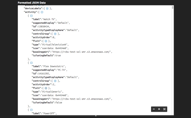 json memformat keluaran openhab