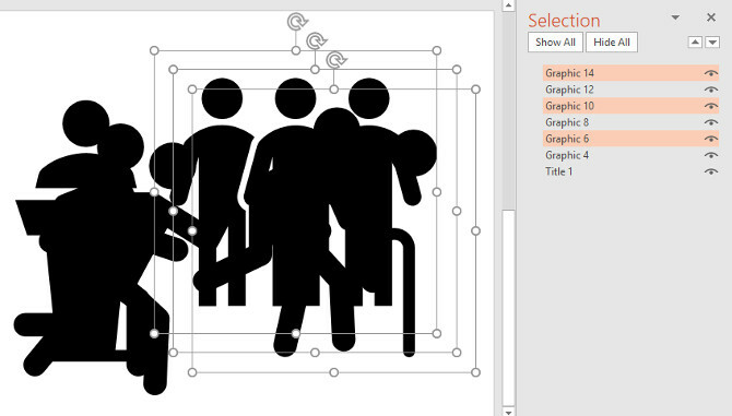 panel pemilihan powerpoint beraksi